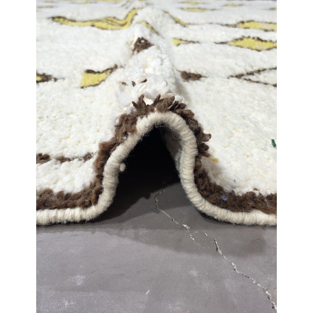 Handknotted Berber Wool Rug - 9.8 X 7.9 Ft For Sale In Cleveland - Image 6 of 6