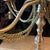 Metal 1980s Brass Five-Arm Candelabra With Tassels For Sale - Image 7 of 11
