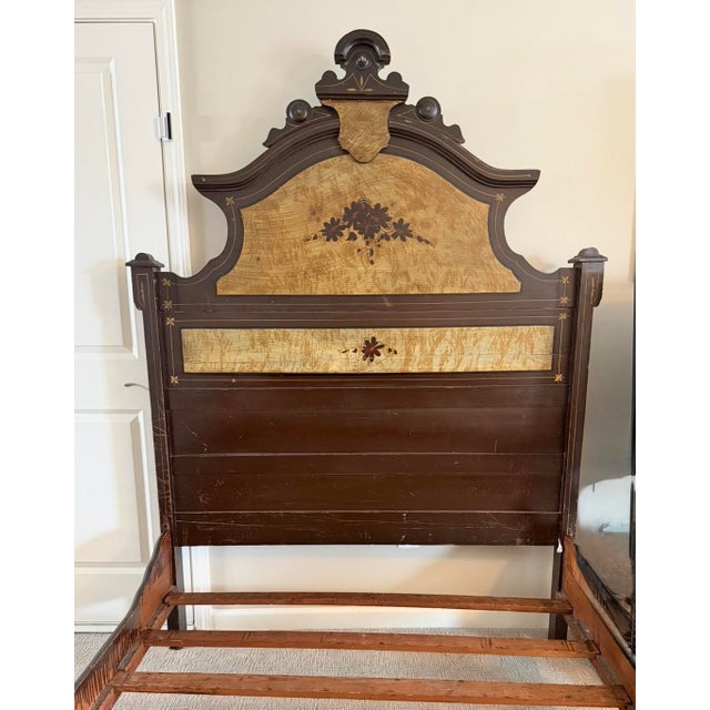This beautiful 4 piece bedroom set belonged to my great-grandmother. Age is around 1880’s. The bed is a 3/4 bed and the...