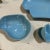Mid-Century Modern 1970s Instant Collection of Blue Frankoma Lazy Bones Ceramic Kitchen Accessories- Set of 4 For Sale - Image 3 of 7