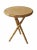 Tan Antique European Tripod Tables Faux Bamboo - A Pair For Sale - Image 8 of 10