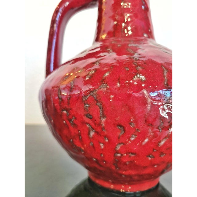 Red Carstens Red Atelier Series Jug Vase Nr. 201 For Sale - Image 8 of 10
