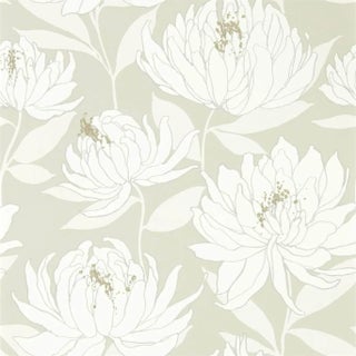 Harlequin Sebal Wallpaper in Earth/Silver For Sale