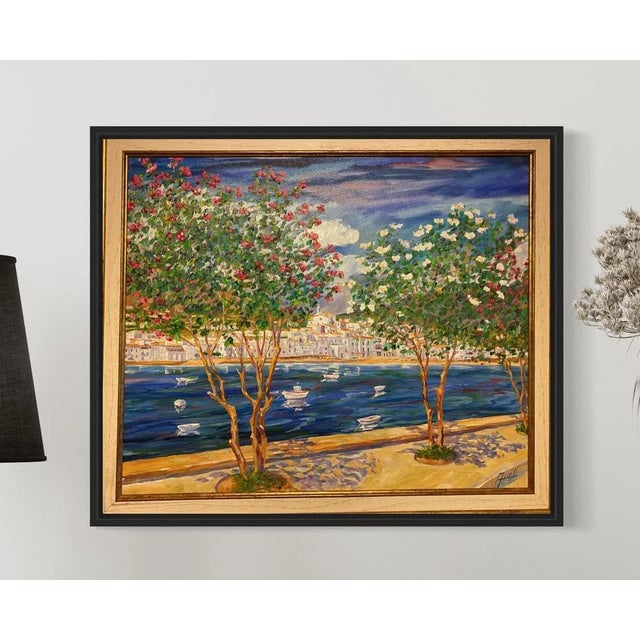Avel, Cadaques, 2023, Oil on Canvas, Framed For Sale - Image 7 of 7