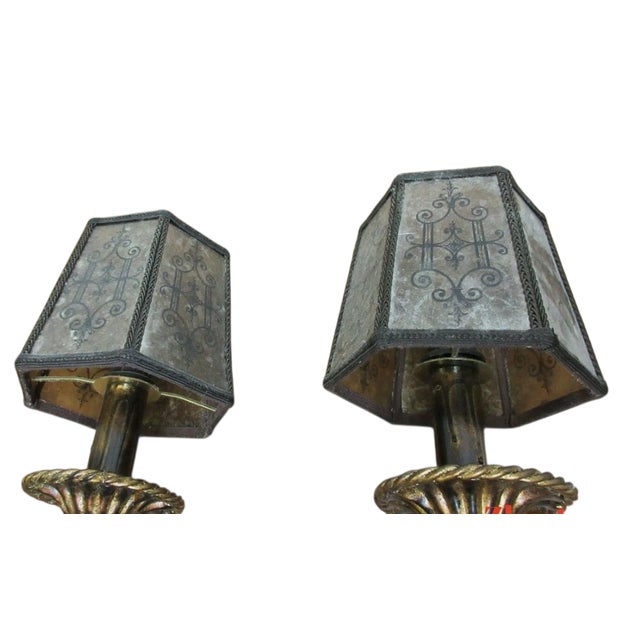 Traditional 1990s Fine Art Lamps French Regency Torchiere Wall Sconce Lamp Lighting For Sale - Image 3 of 10