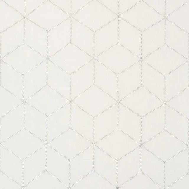 A new take on a classic geometric design, this pattern is rendered on 100% linen in matte metallic sequins for a note of...
