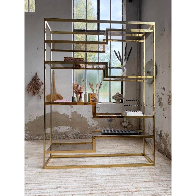 Regency Style Brass Shelf from Belgo Chrom, 1970s For Sale - Image 14 of 18