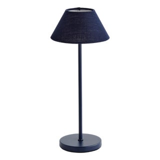 Alluna Cordless Led Lamp 14" - Navy For Sale