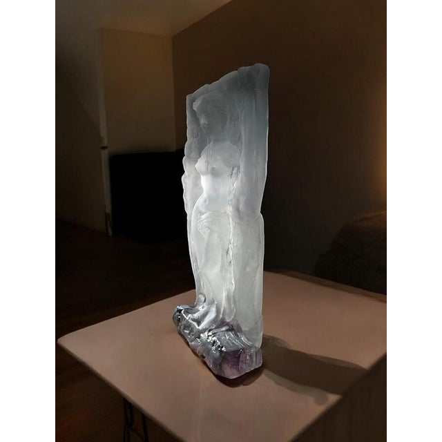 Important Signed Glass Sculpture by Jean Claude Novaro For Sale - Image 4 of 18