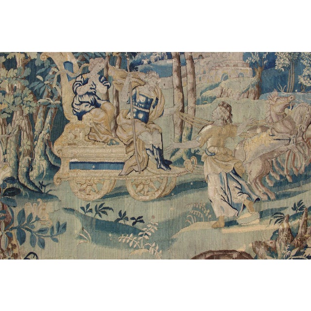 Antique Mid-18th Century European French Beauvais Tapestry For Sale - Image 15 of 18