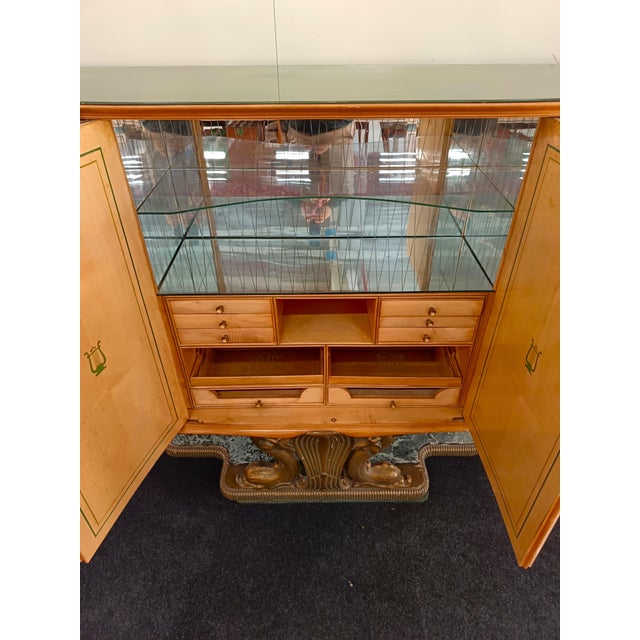 Vintage Bar Cabinet by Osvaldo Borsani, 1930 For Sale - Image 10 of 11