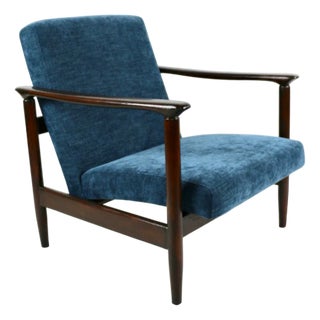 Blue Ocean GFM-142 Armchair attributed to Edmund Homa, 1970s For Sale