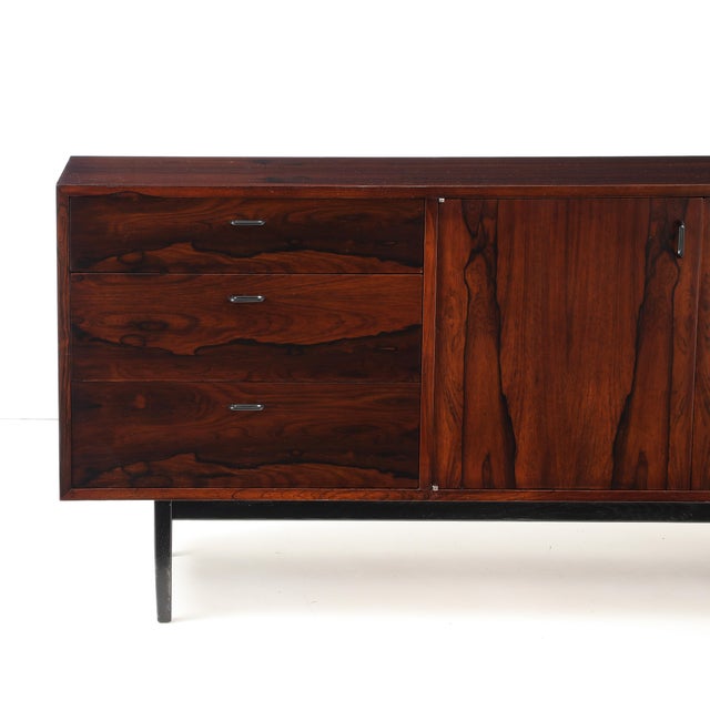 Mid-Century Modern Jack Cartwright for Founders Brazilian Rosewood Credenza For Sale - Image 3 of 16