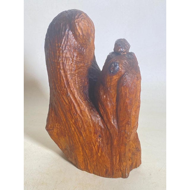 Brutalist Sculpture in Wood, France, 1950s For Sale - Image 13 of 17