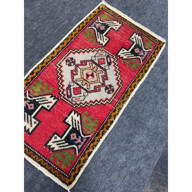 Early 21st Century Turkish Yastik Rug 1'9" x 3'3" For Sale - Image 5 of 5