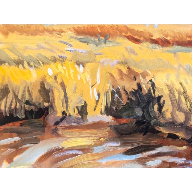 Philip Koch "Marsh Grass" Contemporary Colorful Wetlands Landscape Oil Painting, 20th Century For Sale - Image 12 of 12