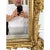 Wood 19th Century French Louis XV Carved and Giltwood Mirror With Crest For Sale - Image 7 of 18