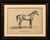 Title: antique arabian horse lithograph “sultan mahmoud,” stuttgart 1846 : a refined and highly decorative antique...