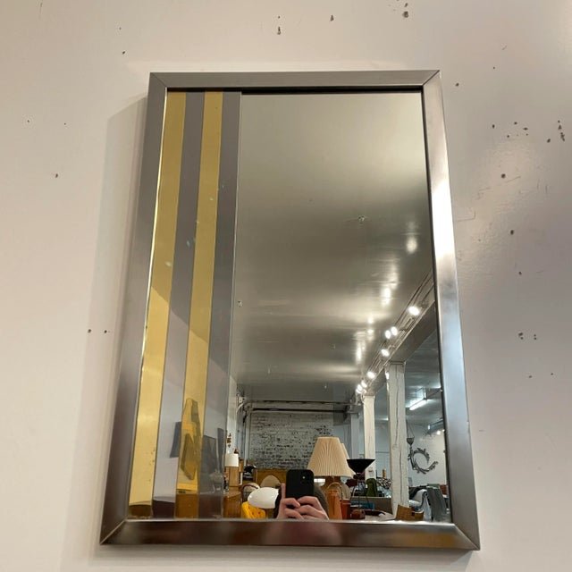 Paul Evans Style Mid Century Modern Mirror For Sale - Image 13 of 13