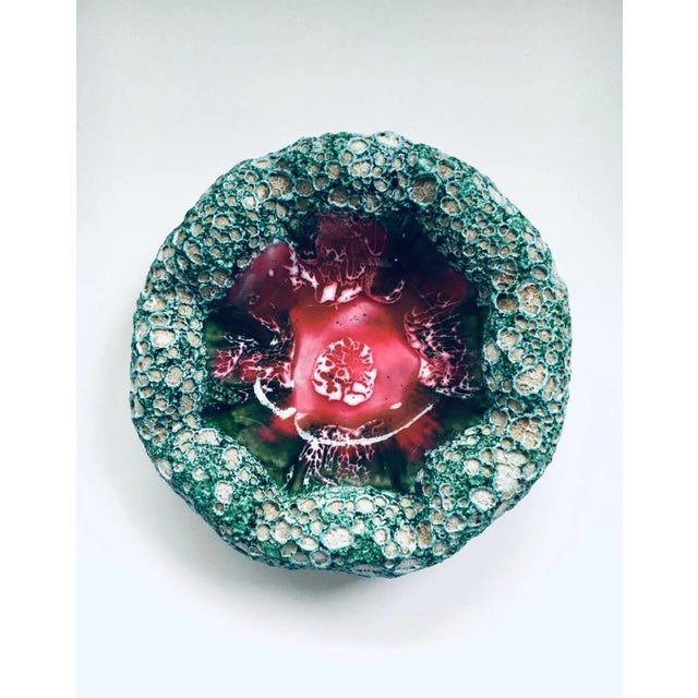 Mid-Century Modern Mid-Century Italian Modern Art Pottery Bowl with Ocean Coral Structure, 1960s For Sale - Image 3 of 8