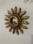 1940s French Petite 9.5" Giltwood Sunburst Convex Wall Mirror For Sale - Image 15 of 15