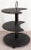 DIA - Design Institute America Design Institute of America Dia Black Circular Revolving Bar Cart For Sale - Image 4 of 10