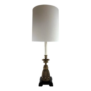 Vintage Norman Perry Bronze Table Lamp For Sale
