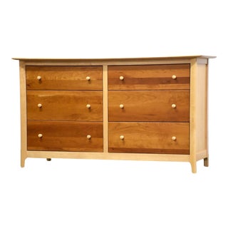 Maple and Cherry Dresser by Copeland Furniture For Sale