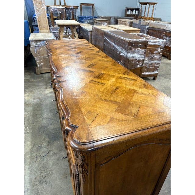 French French Louis XV Enfilade Circa 1880 Walnut Wood From South East of France For Sale - Image 3 of 5