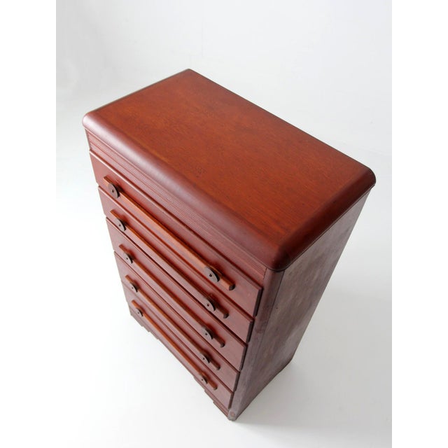Wood Early 20th Century Art Deco Dresser For Sale - Image 7 of 18