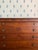 Neoclassical Antique Early 1800s American Neoclassical Cherry Chest of Drawers With Reeded Feet For Sale - Image 3 of 15