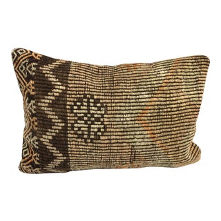 Handmade Vintage Turkish Kilim Pillow For Sale