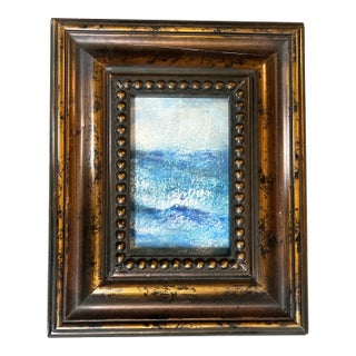 1970’s Original Impressionist Seascape Watercolor Painting For Sale