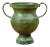 Contemporary Classical Style Urn with Verde Patina, Large Handles and Gadroons For Sale