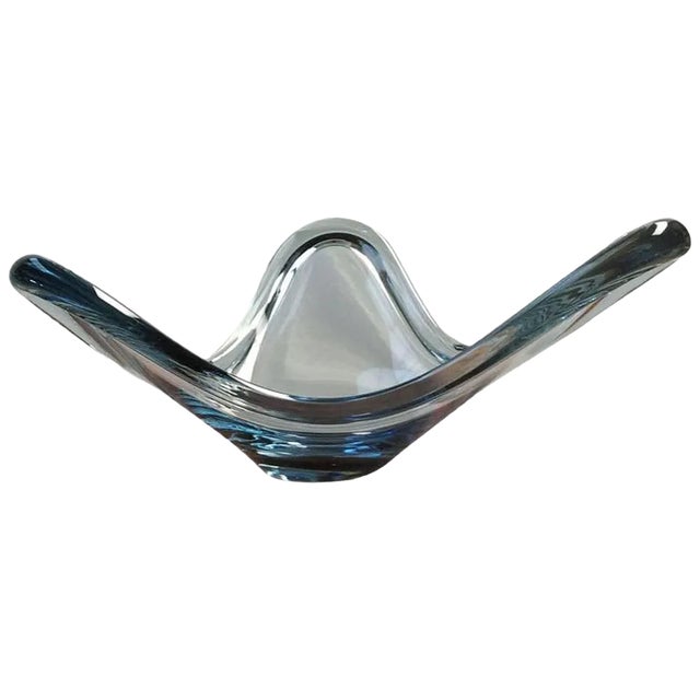 Fully Restored Glass Bowl by Per Lutken for Holmegaard, 1962 For Sale