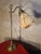Metal Vintage Adjustable Desk Lamp with Marbled Opaline Shade and Brass, 1920 For Sale - Image 7 of 8