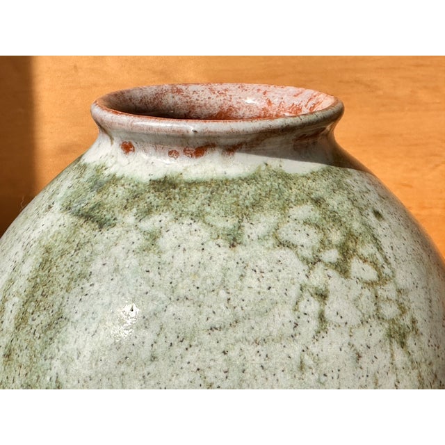 Green Gradient Studio Ceramic Vase, Germany, 1976 For Sale - Image 10 of 15