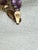 Vintage 1980s 10k Yellow Gold Amethyst Tennis Bracelet For Sale In New York - Image 6 of 8
