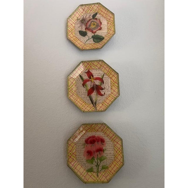 These handcrafted pieces are signature decoupage glass plates by artist John Derrian, known for his whimsical and vintage...