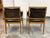 Early 19th Century Circa 1835 Austrian Biedermeier Cherry Wood + Leather Arm Chairs, Pair For Sale - Image 5 of 12