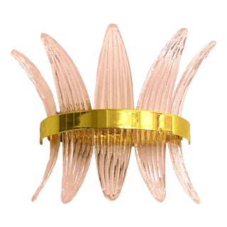 Palmetta Murano Glass Wall Light by Simoeng For Sale
