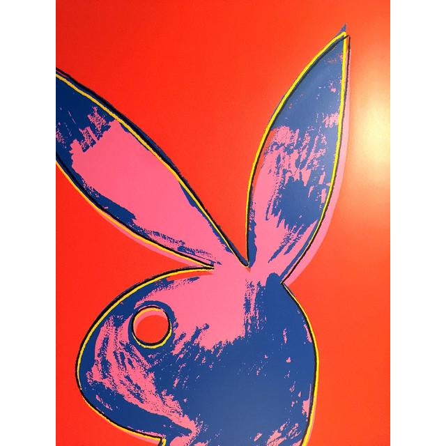 Printmaking Materials Andy Warhol American, 1928–1987 Andy Warhol Playboy 35th Anniversary Poster Original Print, 1989 For Sale - Image 7 of 7