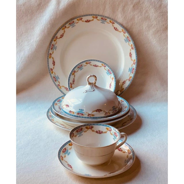1930s Breakfast Set for One - English Porcelain- Set of 6 For Sale - Image 14 of 18