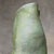 Vintage Green Glazed Postmodernist Female Figurative Textured Earthenware Sculpture For Sale - Image 9 of 11
