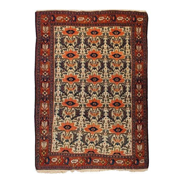 Early 20th Century Senneh Rug For Sale