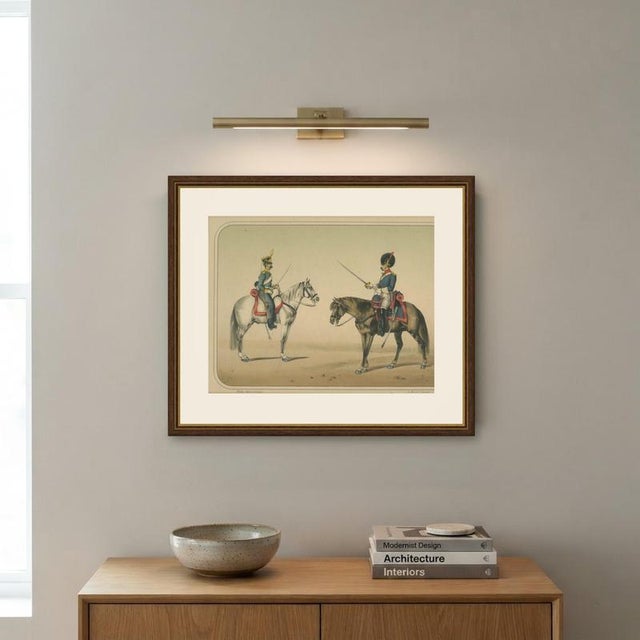 José Villegas, Officers with Sabres, 1861, Lithograph For Sale - Image 10 of 12
