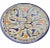 One-of-a-kind antique handcrafted and glazed Moroccan ceramic plate from Fez. Featuring an elaborate hand-painted colorful...