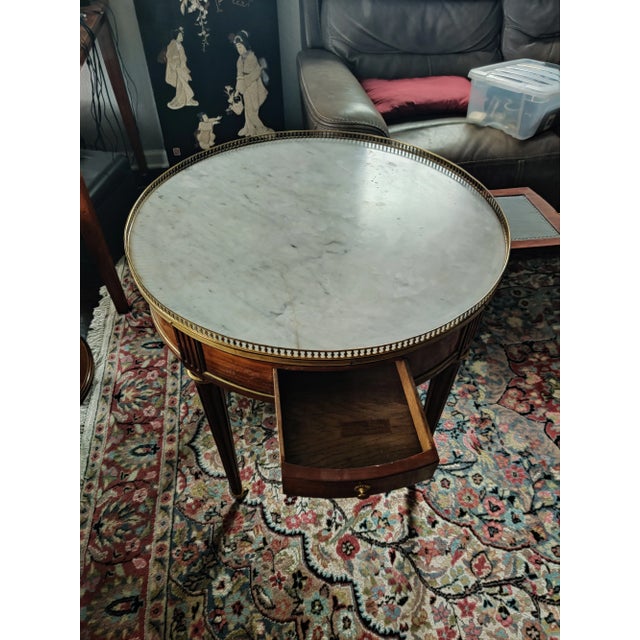 Late 19th Century Antique French Louis XVI Table Bouillotte For Sale - Image 12 of 12