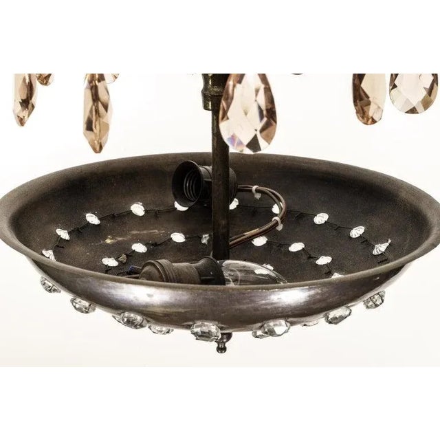 Maison Jansen Maison Jansen Attrib "Fountain" Chandelier Art Deco For Sale - Image 4 of 13
