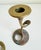 1960s Brutalist Cast Brass Candlesticks by Kurt Jesch for Fratelli Tonini, Italy - A Pair For Sale - Image 10 of 11